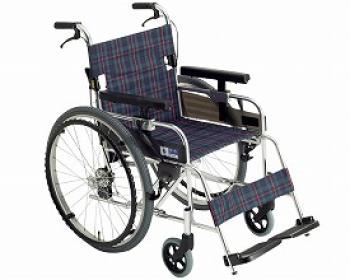 ミキ/ロックンブレーキ付き車椅子　MX-43JD / 座幅42㎝　A-3