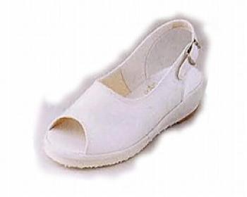 マリアンヌ製靴/プラットサンダル型　Ｎo.8 / 白　23.5ｃｍ