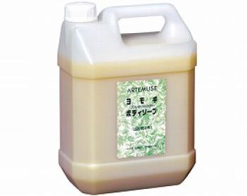 三興物産/よもぎボディソープA（高級脂肪酸全身用液体石鹸）　業務用詰替ポリタンク入 / 4L
