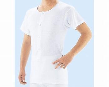 グンゼ/紳士用半袖前開きボタンシャツ / HW2618　M