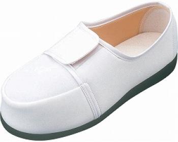 マリアンヌ製靴/リハビリシューズ　WD6030ワイド / 白　24.0cm