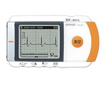 オムロンヘルスケア/携帯型心電計 / HCG-801