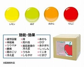 伊吹正化学/薬用入浴剤　バスフレンド（りんご・レモン・ゆず・みかん）　5kg / りんご