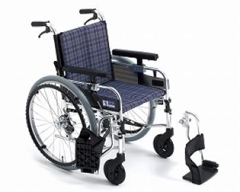 ミキ/アルミ自走式車椅子　MYU-226JDSW（μ-3）　μシリーズ / 座幅38cm　#A-2
