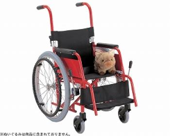 カワムラサイクル/アルミ自走車いす　子供用　KAC28　 / フレームレッド