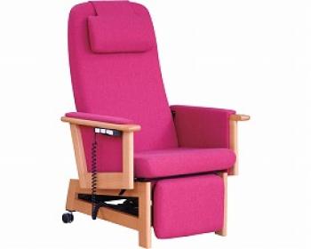キタニジャパン/電動起立補助機能付椅子　マルチ5L　レザー地： / HV-01LR　塗色：ナチュラル　