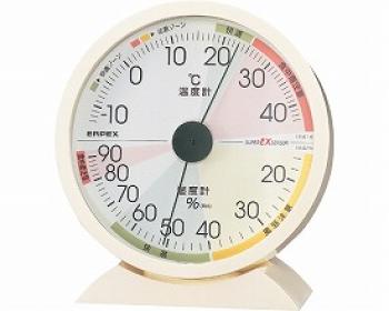 エンペックス気象計/高精度UD温湿度計 / EX-2841　オフホワイト