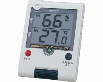 エンペックス気象計/デカデジUD快適モニター（デジタル湿度・温度計） / TD-8181　ホワイト