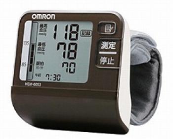 オムロンヘルスケア/オムロン　デジタル自動血圧計 / HEM-6053　ブラウン