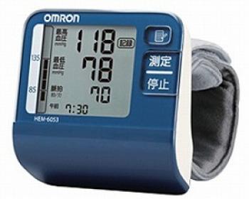 オムロンヘルスケア/オムロン　デジタル自動血圧計 / HEM-6053　ブルー