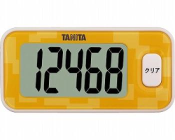タニタ/3Dセンサー搭載歩数計 / FB-731-OR　ダイダイ