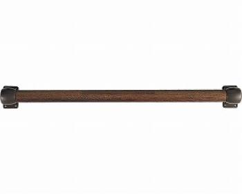 シクロケア/φ32木の手すり　エンド型　150cm / 957　ブラウンウッド