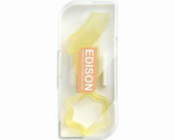 ケイジェイシー/エジソンのカミカミ歯ブラシDX　ケース付 / KJ12601　イエロー