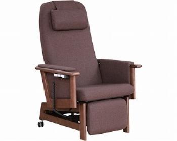キタニジャパン/電動起立補助機能付椅子　マルチ5S　レザー地 / HV-02LR　塗色：ブラウン　