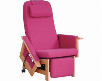 キタニジャパン/電動起立補助機能付椅子　マルチ5L　布地 / HV-01LR　塗色：ナチュラル