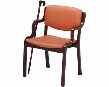 プラス/福祉用椅子　PDチェア（同色2脚セット） / PD-5004S　オレンジ