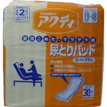 日本製紙クレシア/店頭用　Fアクティ尿取りパットスーパープラス / 30枚×6袋
