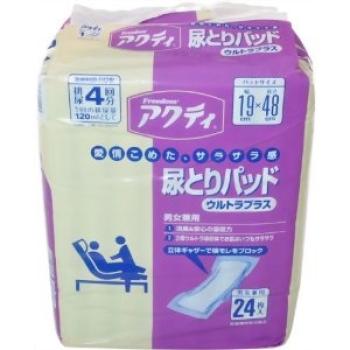 日本製紙クレシア/店頭用　Fアクティ　尿取パッドウルトラプラス / 24枚×6袋