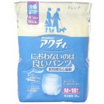 日本製紙クレシア/店頭用　Fアクティにおわない良いパンツ長時間安心 / M　18枚×4袋