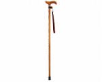 ベーシック木製杖　固定型 / 0401-WD0193　木目ブラウン