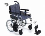 アルミ介助式車椅子　MYU-166JDSW（μ-C3）　μシリーズ / 座幅38cm　#A-2