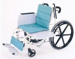 自走用横乗り車椅子　ラクーネ　介助ブレーキ付き / KY-350PN　パープル