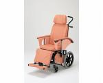 フルリクライニング車椅子 / RJ-360 ピンク(レザー)