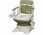 ポータブルトイレ（座楽）アウーネ　標準タイプ / VAL30101G　グリーン