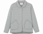 ハニカムニット　衿付きジャケット（婦人用） / 5553-A　S　グレー