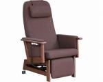 電動起立補助機能付椅子　マルチ5S　レザー地 / HV-02LR　塗色：ブラウン　