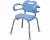シャワーチェア　ひじ掛け付き　座面U型タイプ / VALSYC02B　ブルー01