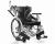 高床型簡易ｱﾙﾐ自走用車いす　脚部スイングアウト / KZM22-40-45 シートNo.69（青メッシュ）01
