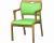 半肘付椅子 / SD-101A　グリーン01