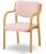 福祉木椅子　リーズチェア / MN-V　ピンク01