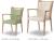 福祉木椅子　エレンチェア　木部：ダーク / MD-V　グリーン01